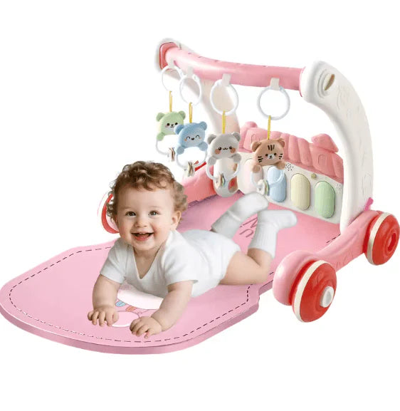 Kids Game 2-in-1 Baby Gym With Walker KSA Store