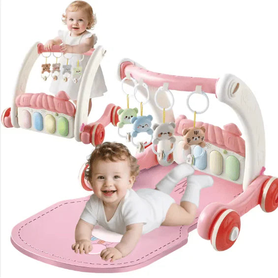 Kids Game 2-in-1 Baby Gym With Walker KSA Store